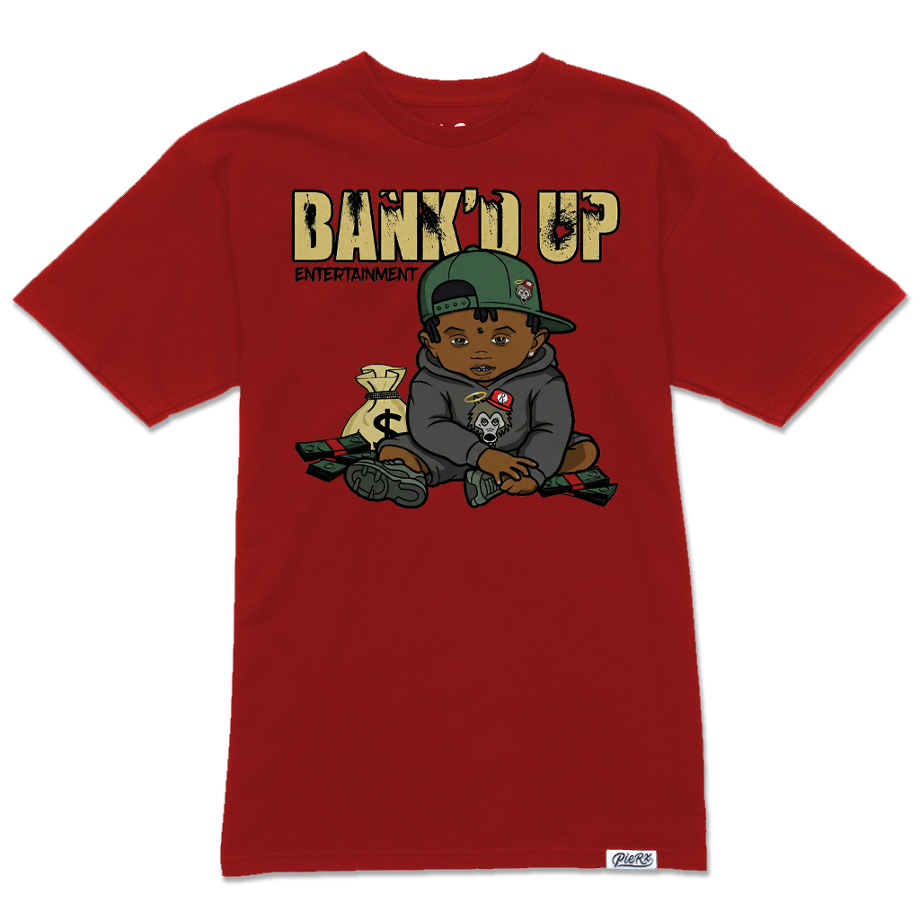 Pie-Rx x Bank'd Up Collab Tee - Red