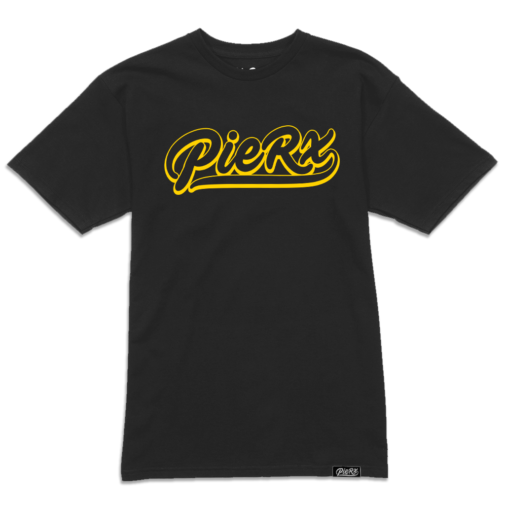 Whip Game Tee - Black/Yellow