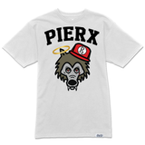 Rx Wolf x PieRx Block Tee - White/Black