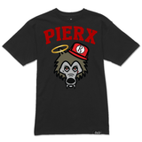 Rx Wolf x PieRx Block Tee - Black/Red