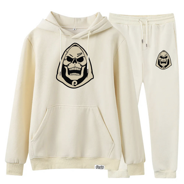 Skeletrx Sweat Suit - Cream