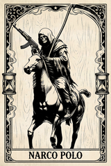 Narco Polo Tarot Card Poster 24" x 36"