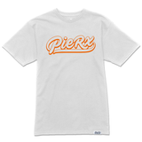 Whip Game Tee - White/Orange