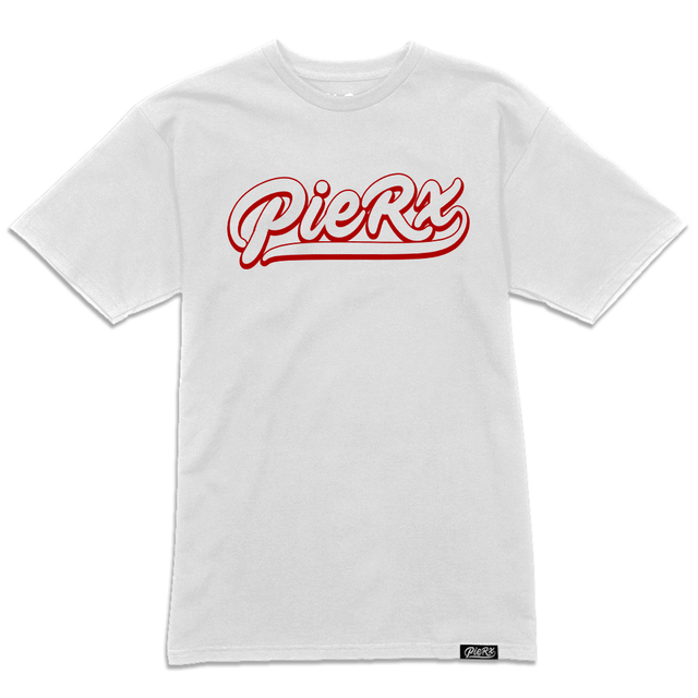 Whip Game Tee - White/Red