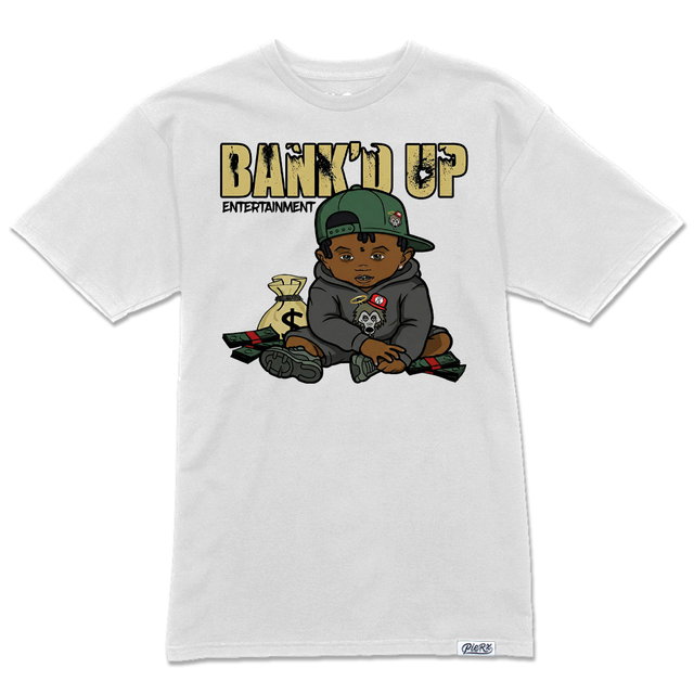 Pie-Rx x Bank'd Up Collab Tee - White
