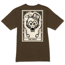 Load image into Gallery viewer, Rx Tarot Tee - Rx Wolf Brown