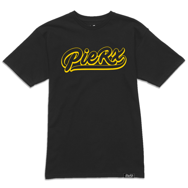 Whip Game Tee - Black/Yellow