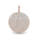 Pie-Rx Diamond Pendant - Rose Gold