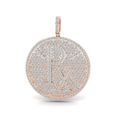 Pie-Rx Diamond Pendant - Rose Gold