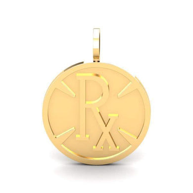 Pie-Rx Pendant - Yellow Gold