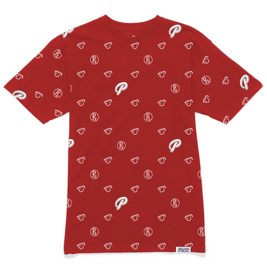 Rx Pattern Tee - Red