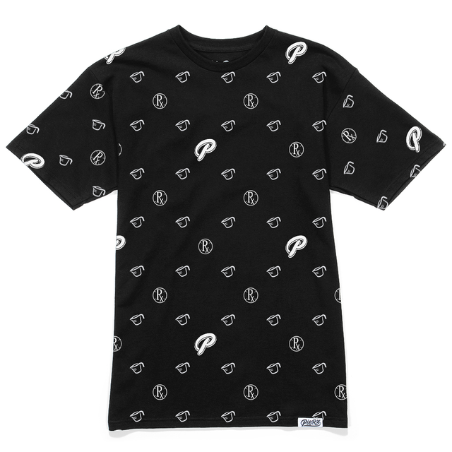 Rx Pattern Tee - Black