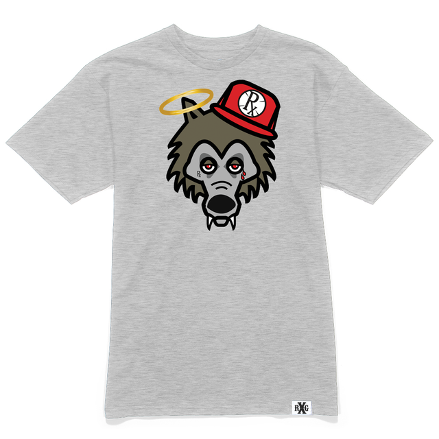 RxG Wolf Tee - Athletic Heather Grey
