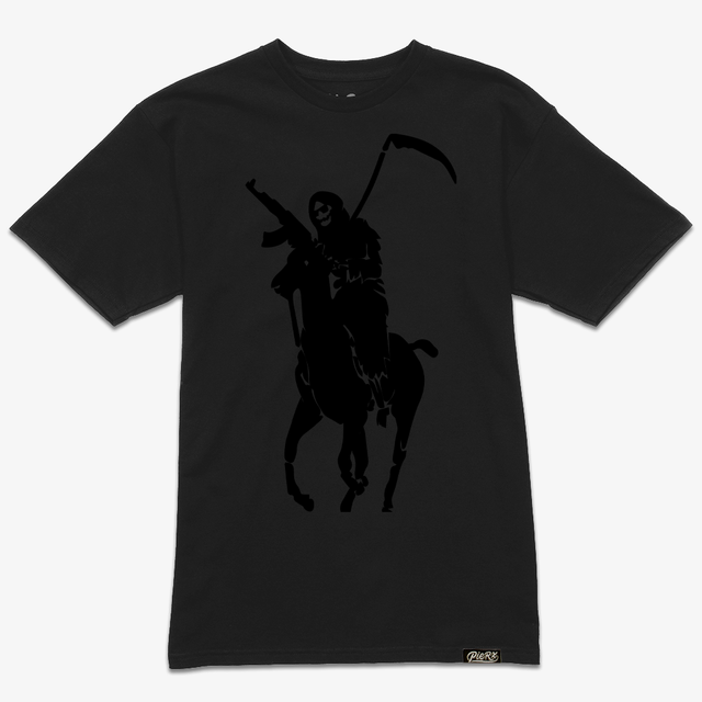 Narco Polo Tee - Black/Black