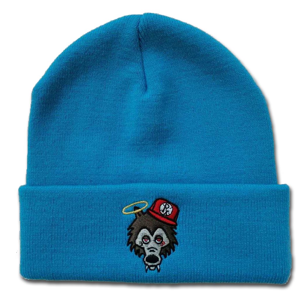 Beanie - Turquoise Rx Wolf