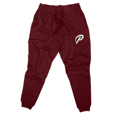 P Sweat Pants - Burgundy