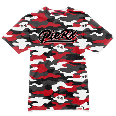 Whip Game Tee - Full Red Camo