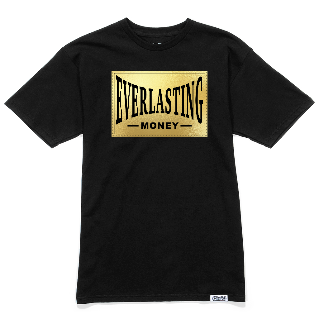 Everlasting Money Slim Fit Tee - Black Gold
