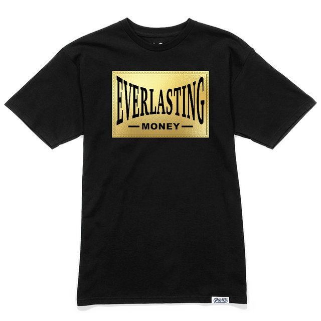 Everlasting Money Slim Fit Tee - Black Gold