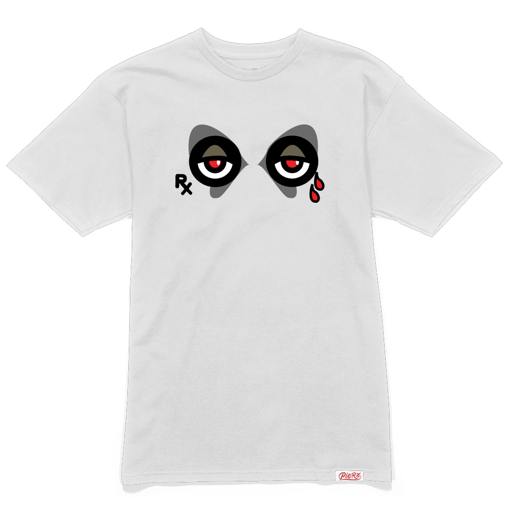 Wolf Eyes Slim Fit Tee - White