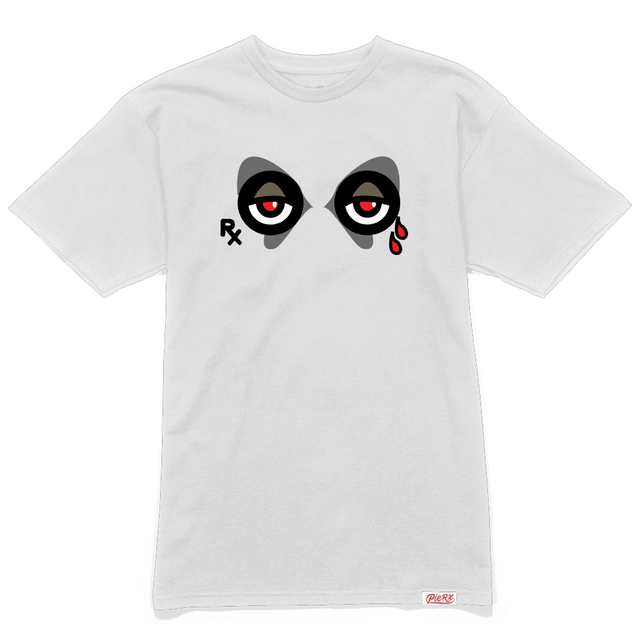 Wolf Eyes Slim Fit Tee - White