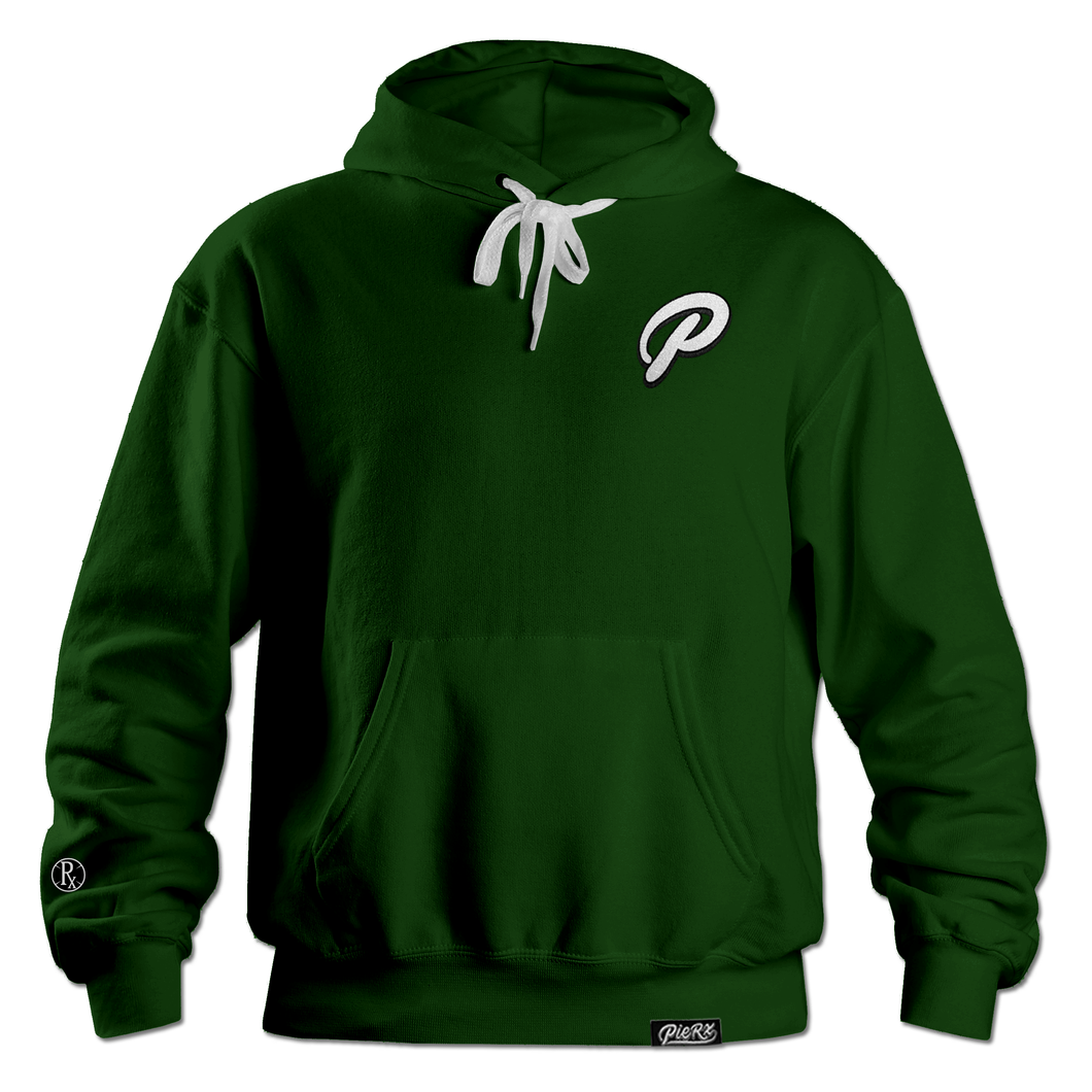 P Hoodie - Forest Green