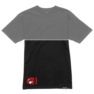 Hollow Hal Tee - Gray/Black