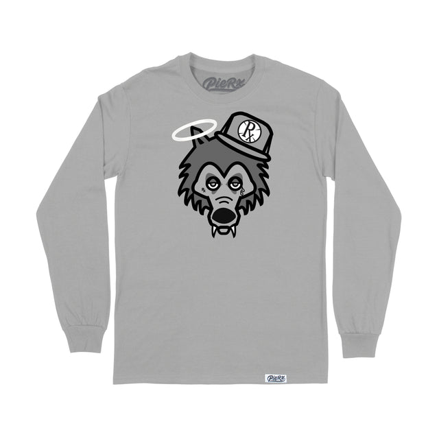 Rx Wolf Long Sleeve Shirt - Gray/Gray