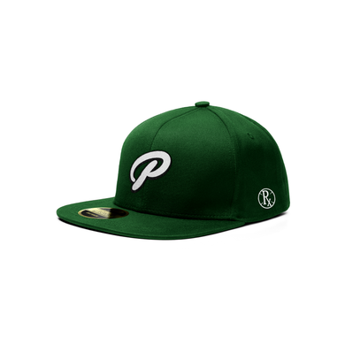 Snapback Hat - Forest Green Whip P