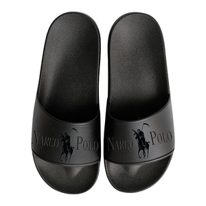 Narco Polo Slide Sandals - Black