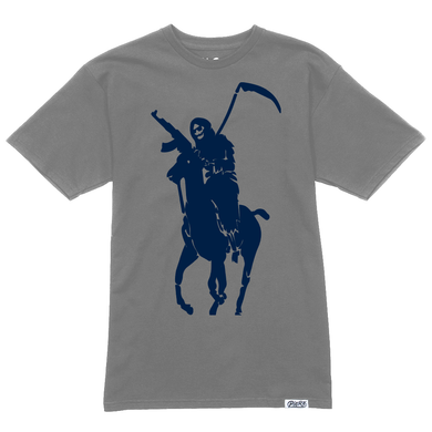 Narco Polo Tee - Gray/Navy