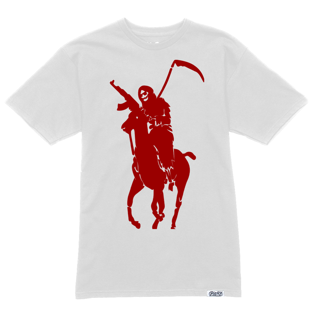 Narco Polo Tee - White/Red