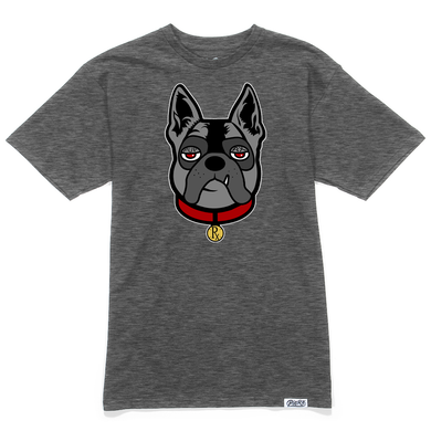 PupRx Frenchie Tee - Charcoal Gray