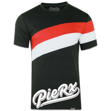 Whip Stripe Tee Shirt - Black