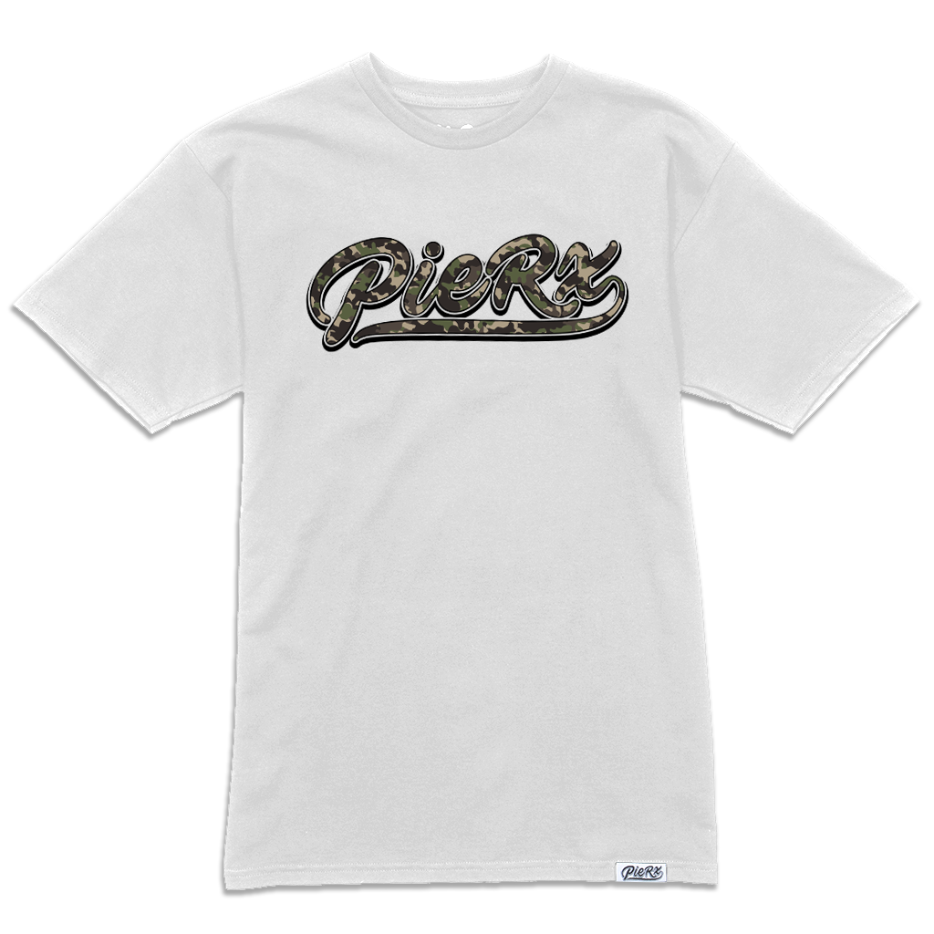 Whip Game Camo Tee - White