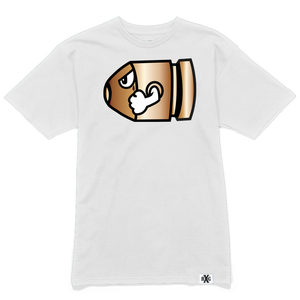 RxG Gold Bullet Tee - White