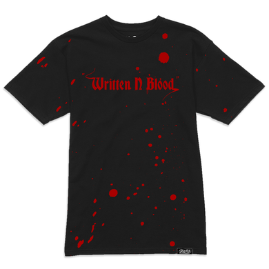 Written N Blood Tee - Black