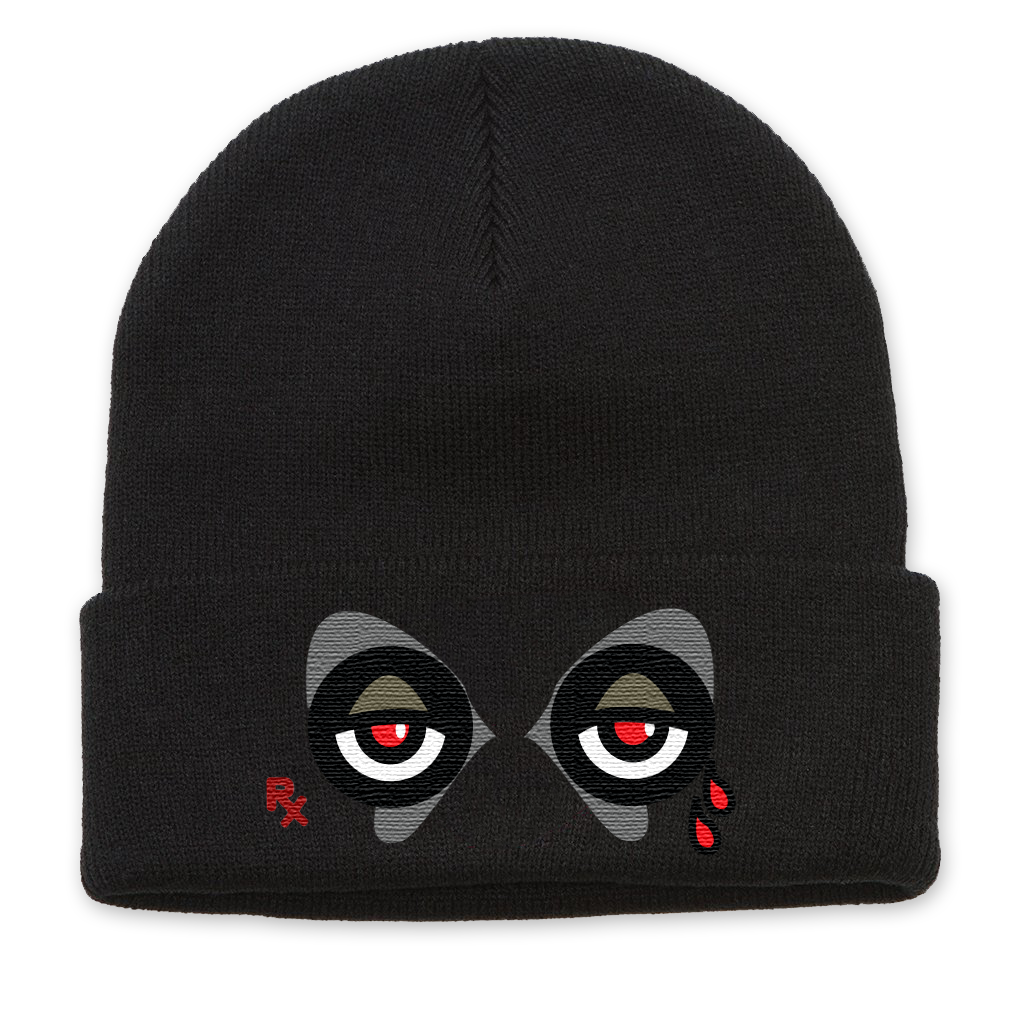 Beanie - Rx Wolf Eyes - Black