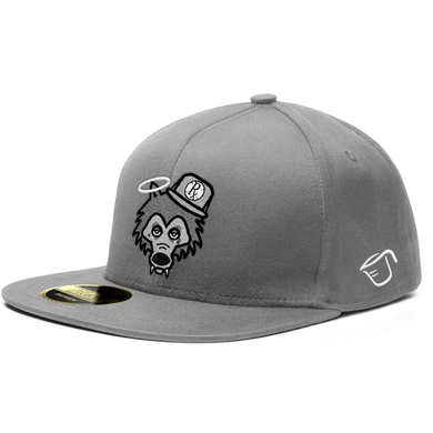 Snapback Hat - Gray Rx Wolf - Gray