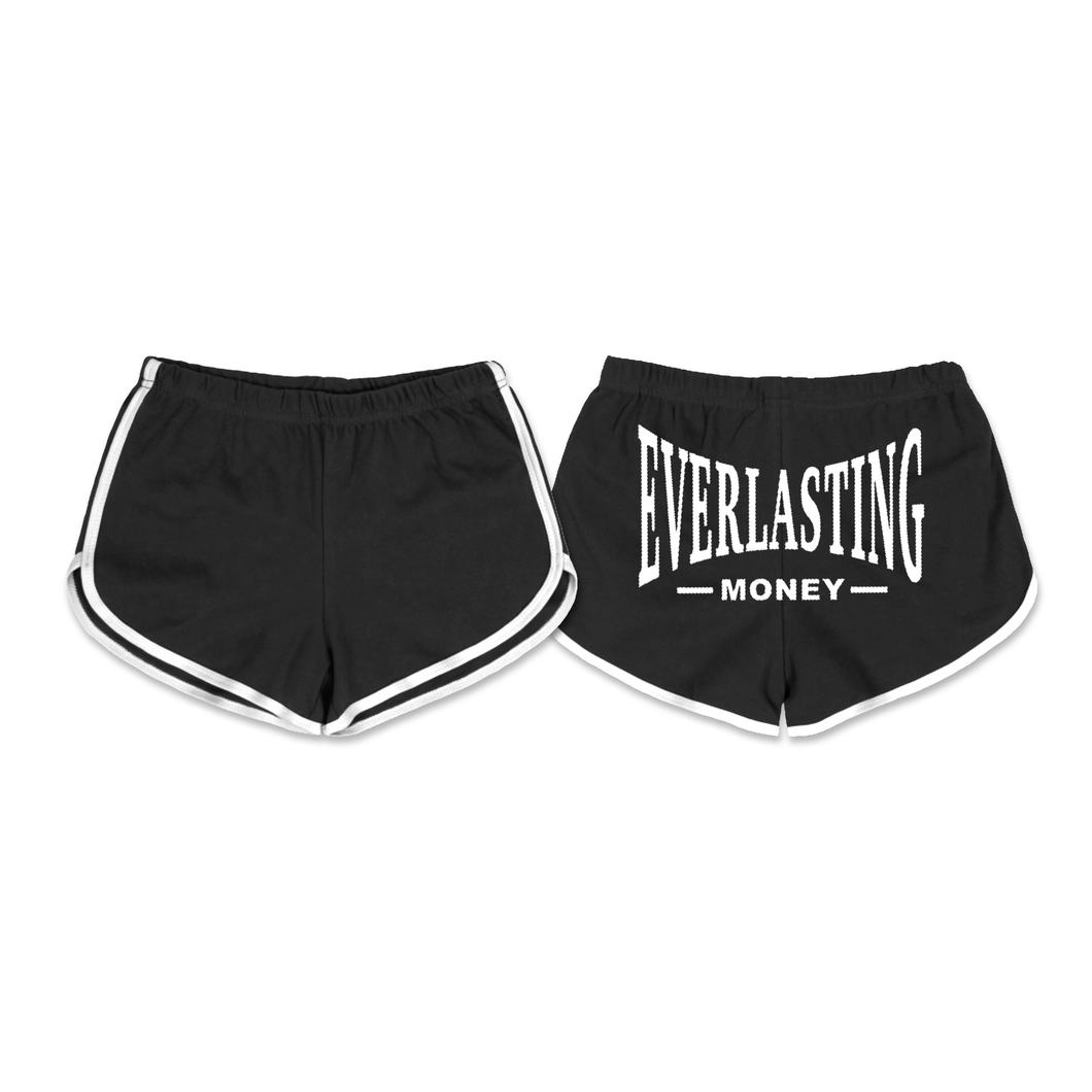Rx Women's Piped Sweat Shorts - Black - Everlasting Money